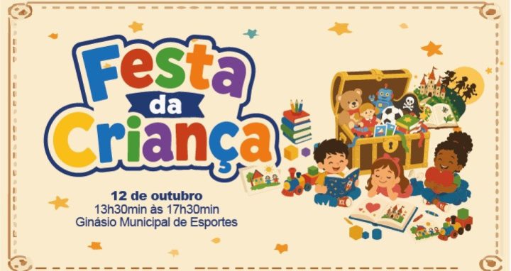 FESTA DA CRIAN�A DE GARIBALDI TER� DISTRIBUI��O DE LANCHES NO GIN�SIO MUNICIPAL 