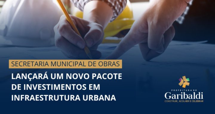 Pacote de investimentos em infraestrutura urbana