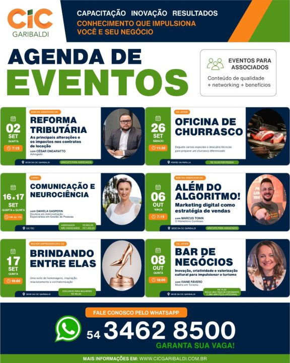 PROGRAMA��O DA CIC DE GARIBALDI, RS 